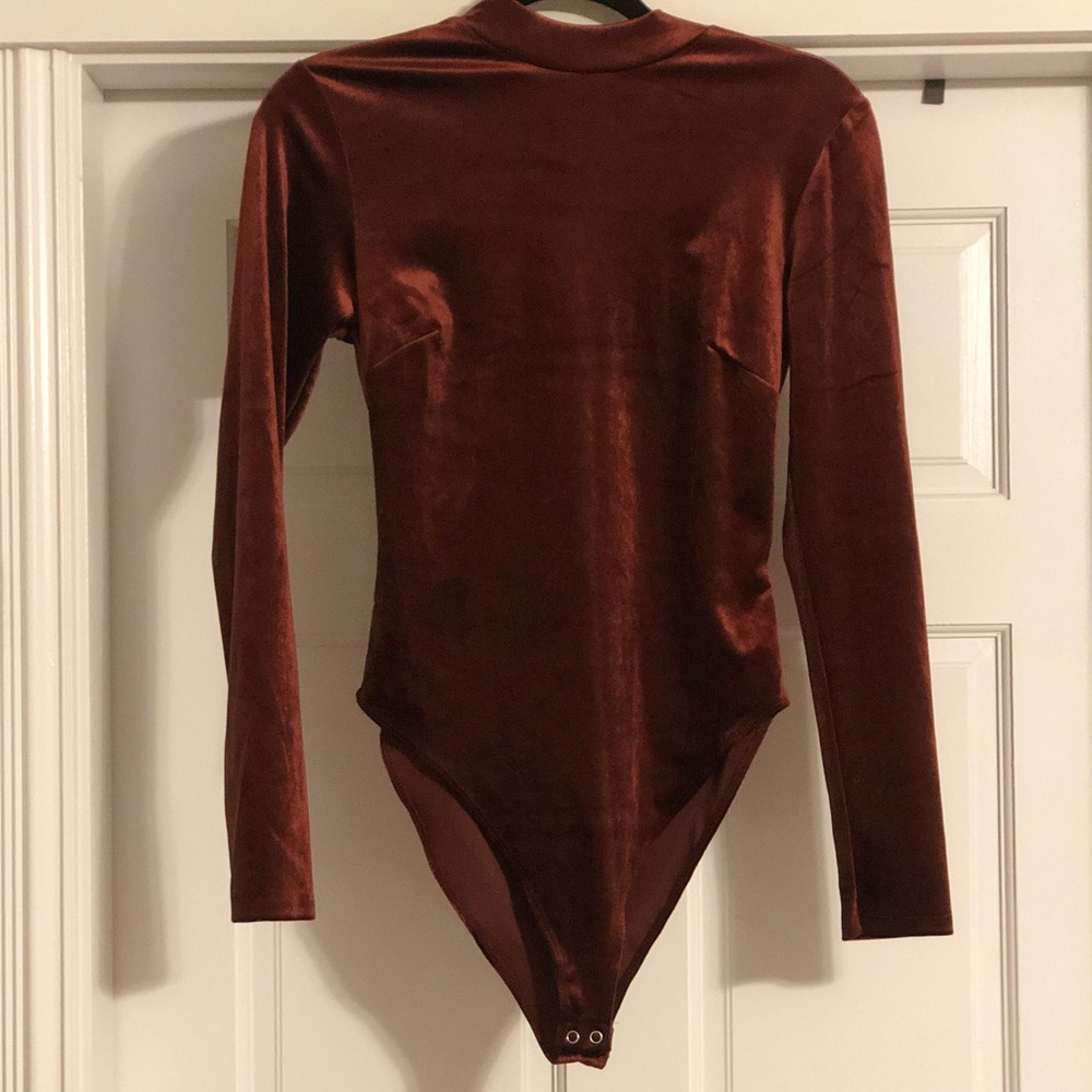 Suede leotard